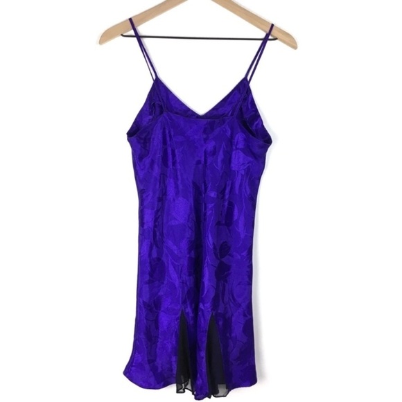 VICTORIAS SECRET Vintage Gold Label Chemise Bow Tassel Blair Waldorf Style Small - Picture 4 of 7